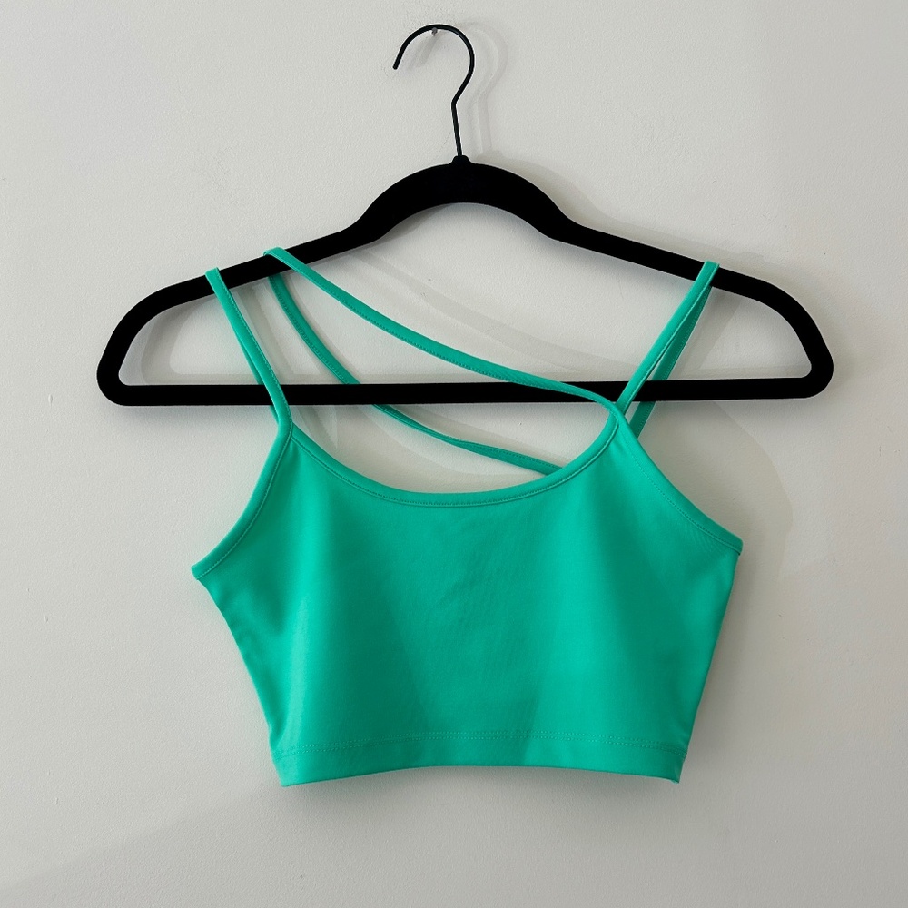 ASOS AsYou Bright Green Strappy Crop Top
